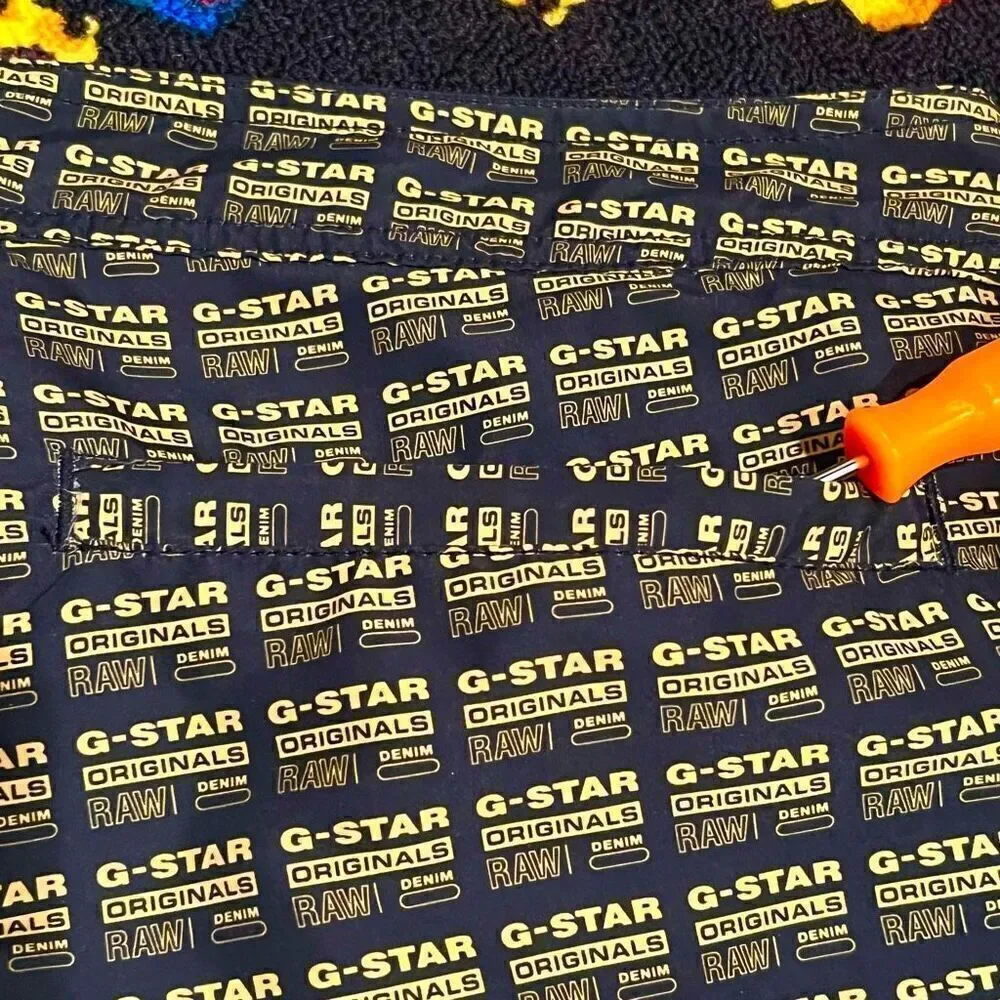 Mens G-STAR Raw Jordan Black Swim Shorts / Size XL